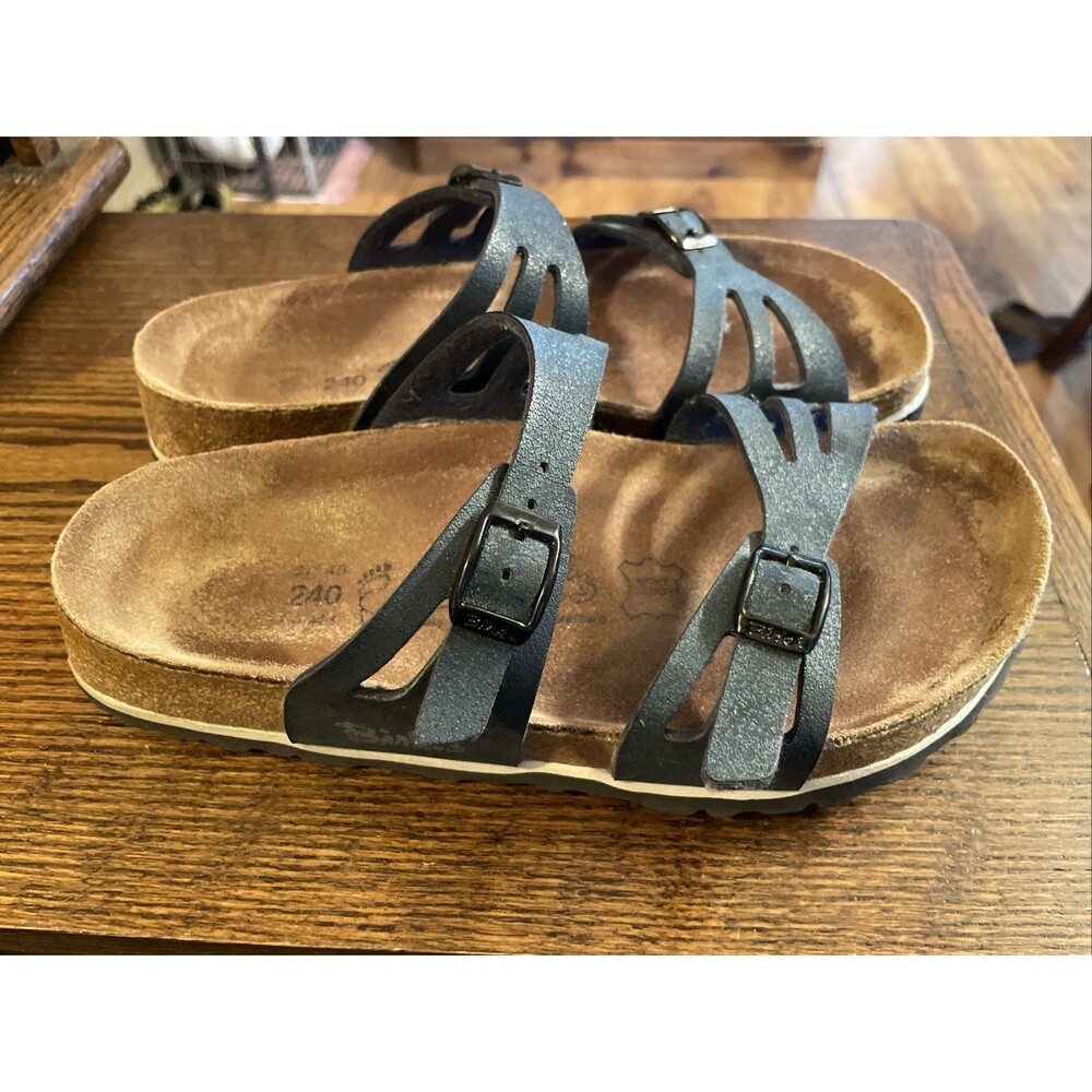 Birki’s By Birkenstock Granada Black Birko Flor Sandals Size 37 / US L 6-6.5